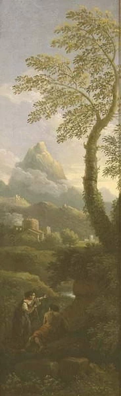 Figure in un paesaggio classico
